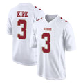 Odoa SF.49ers #3 Christian Kirk Player White Fashion Home Game Stitched Jerseys
