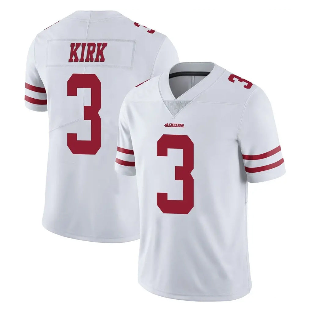 Odoa SF.49ers #3 Christian Kirk Player White Limited Vapor Untouchable Home Game Stitched Jerseys