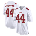 Odoa SF.49ers #44 Kyle Juszczyk Player White Fashion Home Game Stitched Jerseys