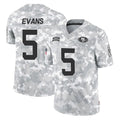 Odoa SF.49ers #5 Mike Evans Player Arctic Camo Limited Salute To Service Home Game Stitched Jerseys