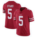 Odoa SF.49ers #5 Mike Evans Player Red Limited Vapor Untouchable Home Game Stitched Jerseys