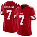 Odoa SF.49ers #7 De'Zhaun Stribling Player Red Limited Vapor F.U.S.E. Home Game Stitched Jerseys
