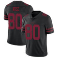 Odoa SF.49ers #80 Jerry Rice Player Black Vapor Untouchable Limited Throwback Stitched Jerseys