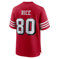 Odoa SF.49ers #80 Jerry Rice Scarlet Retired Player Alternate Game Stitched Jerseys