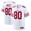Odoa SF.49ers #80 Jerry Rice White Retired Player Game American Stitched Jersey