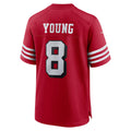 Odoa SF.49ers #8 Steve Young Scarlet Retired Player Alternate Game Stitched Jerseys