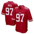 Odoa SF.49ers #97 Nick Bosa Player Red Home Game Stitched Jerseys