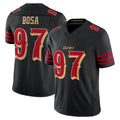 Odoa SF.49ers #97 Nick Bosa Player Rivalries Collection Vapor Limited Black Stitched Jersey