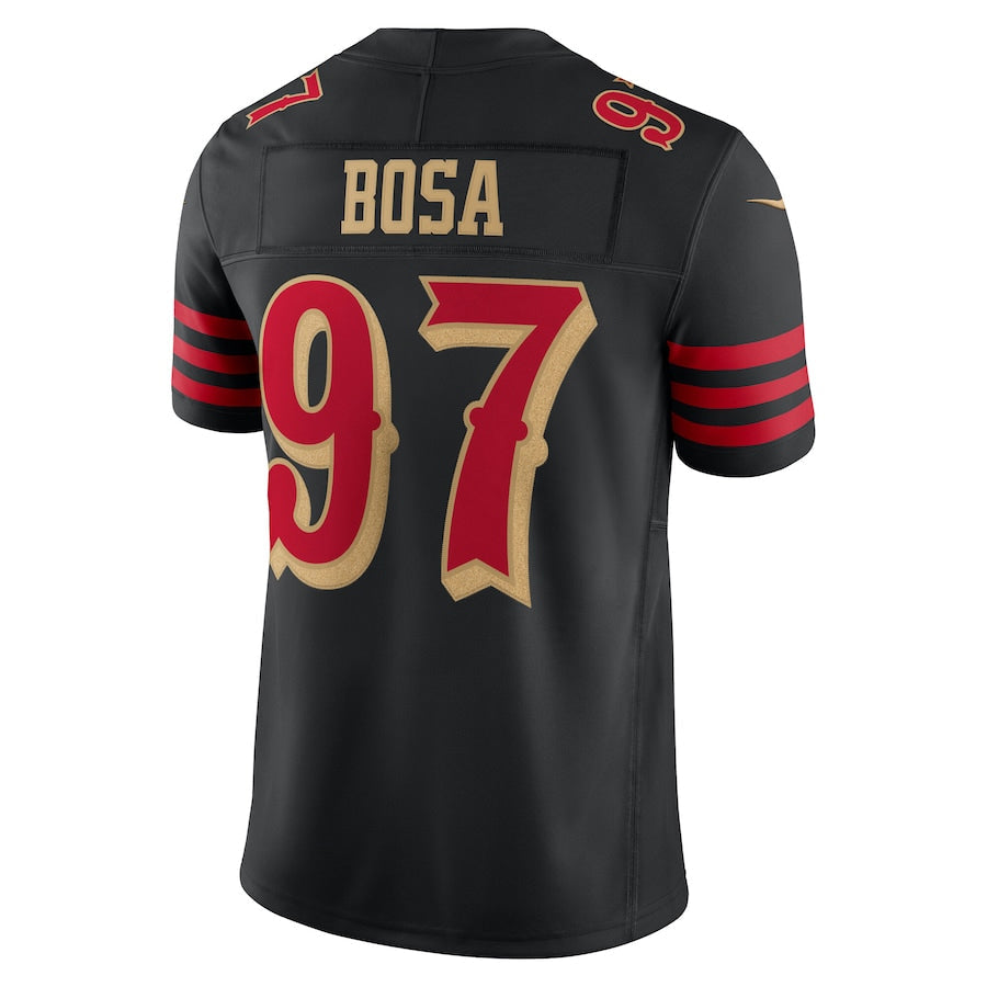 Odoa SF.49ers #97 Nick Bosa Player Rivalries Collection Vapor Limited Black Stitched Jerseys