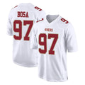 Odoa SF.49ers #97 Nick Bosa Player White Fashion Home Game Stitched Jerseys