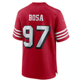 Odoa SF.49ers #97 Nick Bosa Scarlet Alternate Game Stitched Jerseys