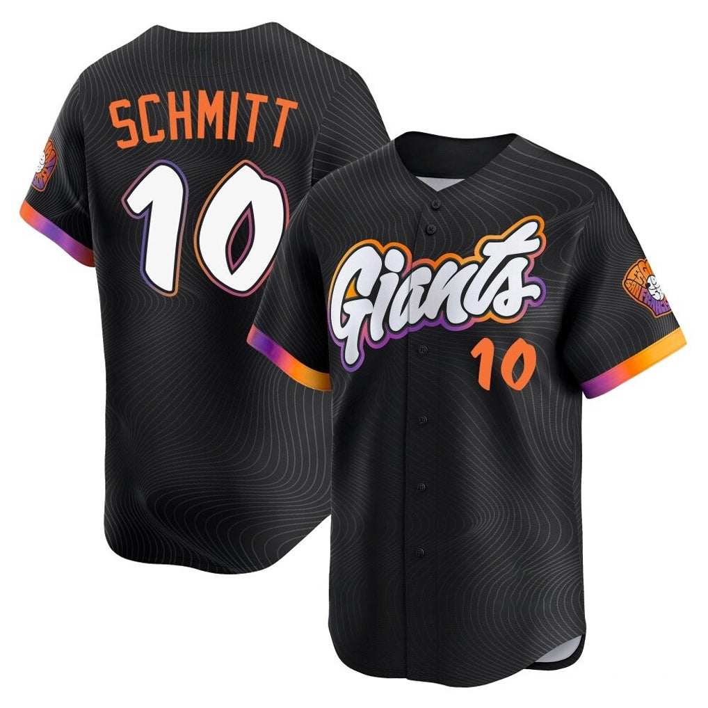 Odoa SF.Giants #10 Casey Schmitt Player Black 2025 City Connect Home Limited Stitched Jerseys