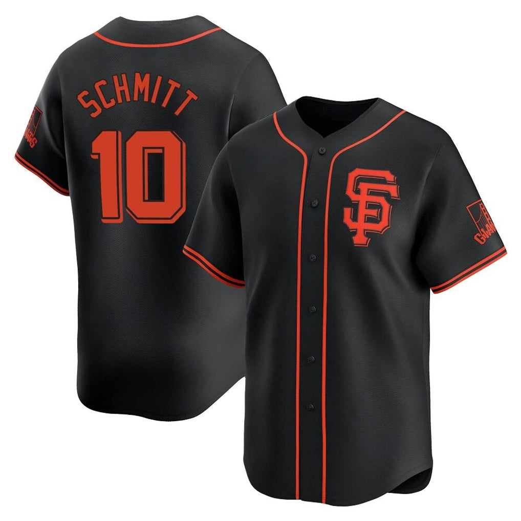 Odoa SF.Giants #10 Casey Schmitt Player  Black 2026 Home Limited Stitched Jerseys