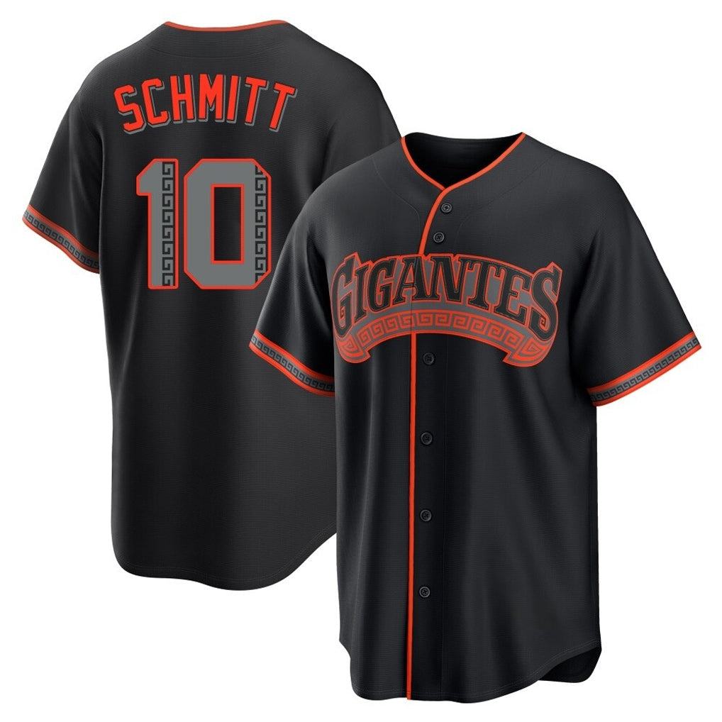 Odoa SF.Giants #10 Casey Schmitt Player Black Alternate Limited Stitched Jerseys