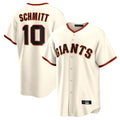 Odoa SF.Giants #10 Casey Schmitt Player Cream Home Game Stitched Jerseys