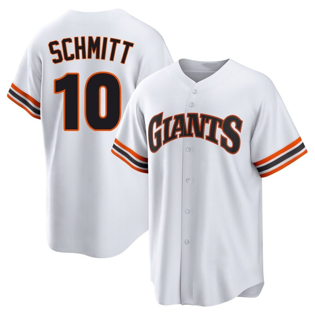 Odoa SF.Giants #10 Casey Schmitt Player White Home Game Stitched Jerseys