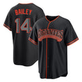 Odoa SF.Giants #14 Patrick Bailey Player Black Alternate Limited Stitched Jerseys