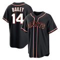 Odoa SF.Giants #14 Patrick Bailey Player Black Fashion Out Home Limited Stitched Jerseys