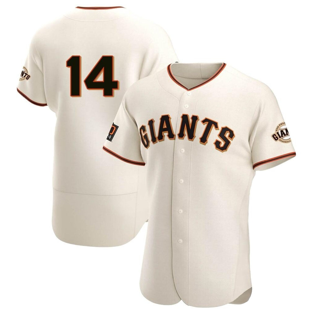 Odoa SF.Giants #14 Patrick Bailey Player Cream Home Limited Elite Stitched Jerseys