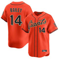 Odoa SF.Giants #14 Patrick Bailey Player Orange Home Limited Stitched Jerseys