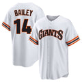 Odoa SF.Giants #14 Patrick Bailey Player White Home Game Stitched Jerseys