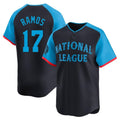 Odoa SF.Giants #17 Heliot Ramos Player Navy National League All-Star Home Limited Stitched Jerseys