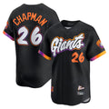 Odoa SF.Giants #26 Matt Chapman Player Black 2025 City Connect Home Limited Stitched Jerseys