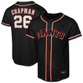 Odoa SF.Giants #26 Matt Chapman Player Black Fashion Out Home Limited Stitched Jerseys