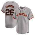 Odoa SF.Giants #26 Matt Chapman Player Gray Home Limited Stitched Jerseys