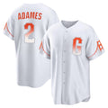 Odoa SF.Giants #2 Willy Adames Player White City Connect Home Game Stitched Jerseys