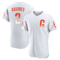Odoa SF.Giants #2 Willy Adames Player White City Connect Home Limited Elite Stitched Jerseys