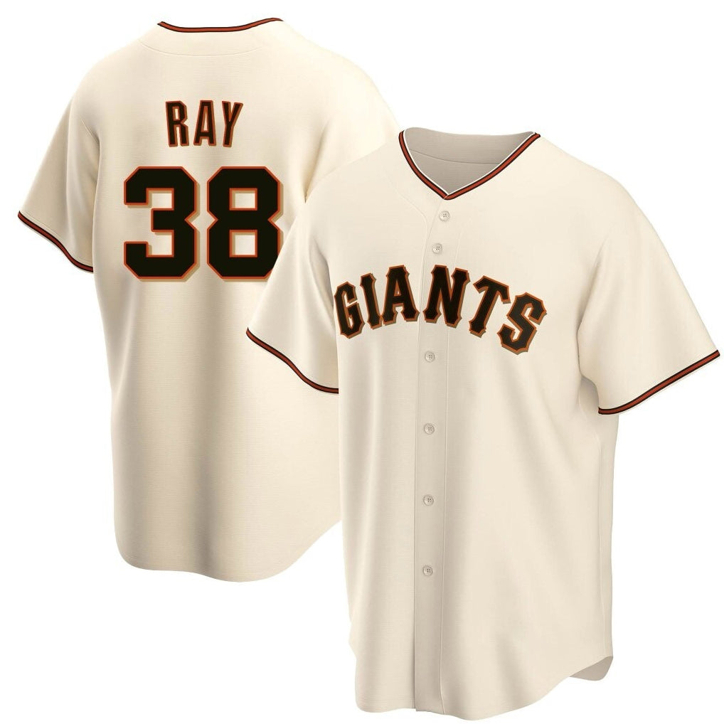 Odoa SF.Giants #38 Robbie Ray Player Cream Home Game Stitched Jerseys