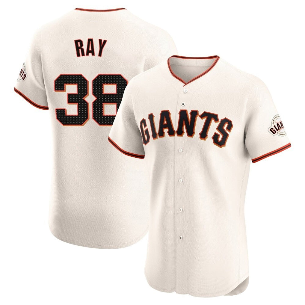 Odoa SF.Giants #38 Robbie Ray Player Cream Home Limited Elite Stitched Jerseys