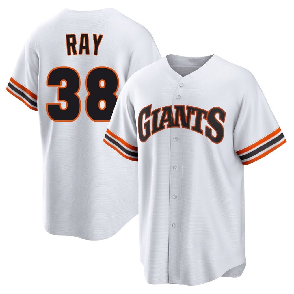 Odoa SF.Giants #38 Robbie Ray Player White Home Game Stitched Jerseys