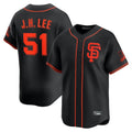 Odoa SF.Giants #51 Jung Hoo Lee Player Black 2026 Home Limited Stitched Jerseys