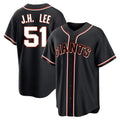 Odoa SF.Giants #51 Jung Hoo Lee Player Black Fashion Out Home Limited Stitched Jerseys