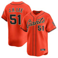 Odoa SF.Giants #51 Jung Hoo Lee Player Orange Home Limited Stitched Jerseys