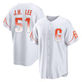 Odoa SF.Giants #51 Jung Hoo Lee Player White City Connect Home Game Stitched Jerseys