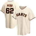 Odoa SF.Giants #62 Logan Webb Player Cream Home Game Stitched Jerseys