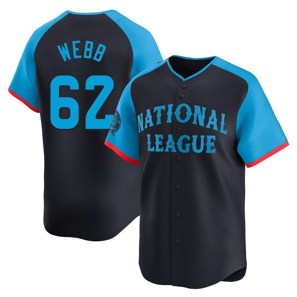 Odoa SF.Giants #62 Logan Webb Player Navy National League All-Star Home Limited Stitched Jerseys