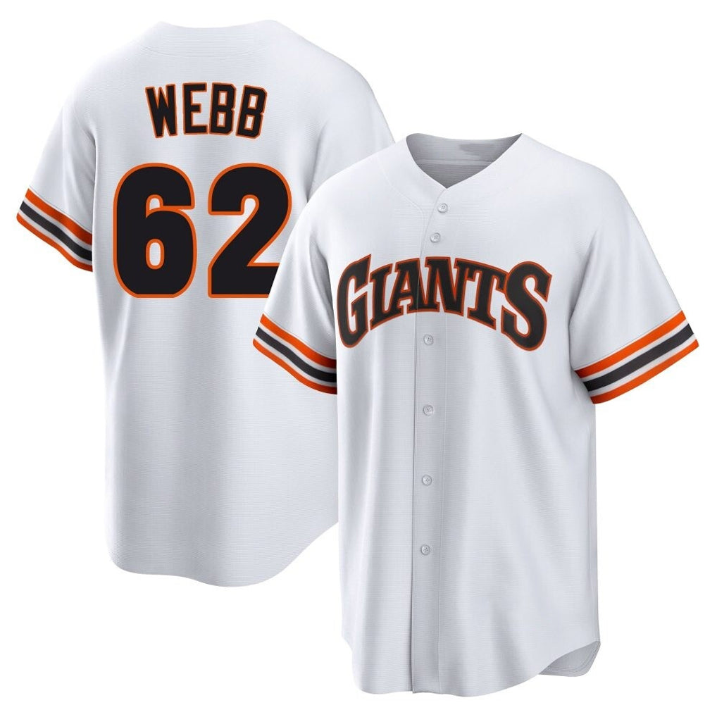Odoa SF.Giants #62 Logan Webb Player White Home Game Stitched Jerseys