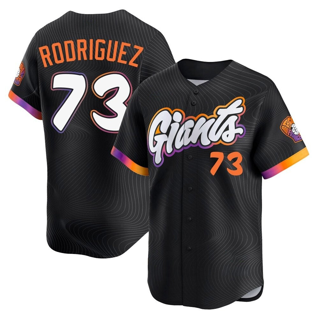 Odoa SF.Giants #73 Randy Rodriguez Player Black City Connect Home Limited Stitched Jerseys