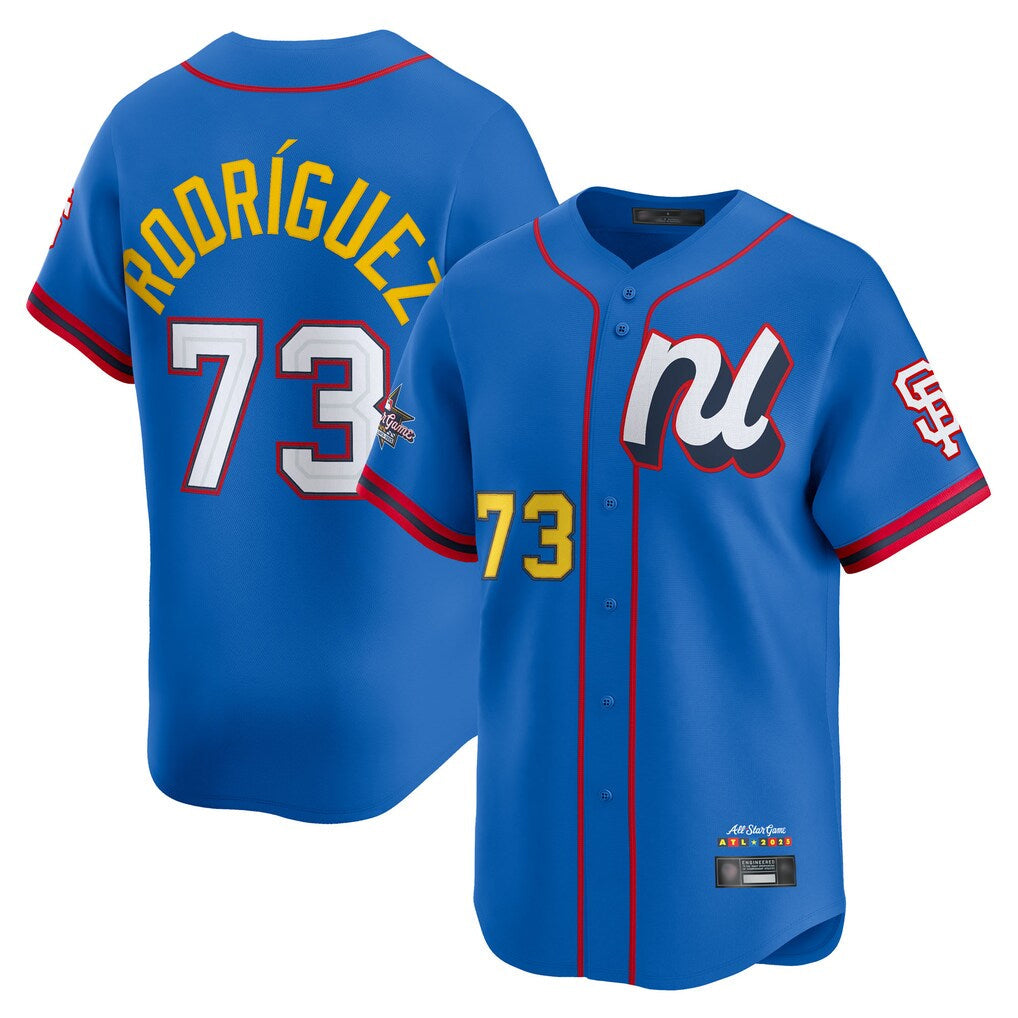 Odoa SF.Giants #73 Randy Rodriguez Player Blue National League All-Star Edition Limited Stitched Jerseys