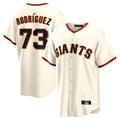 Odoa SF.Giants #73 Randy Rodriguez Player Cream Home Game Stitched Jerseys