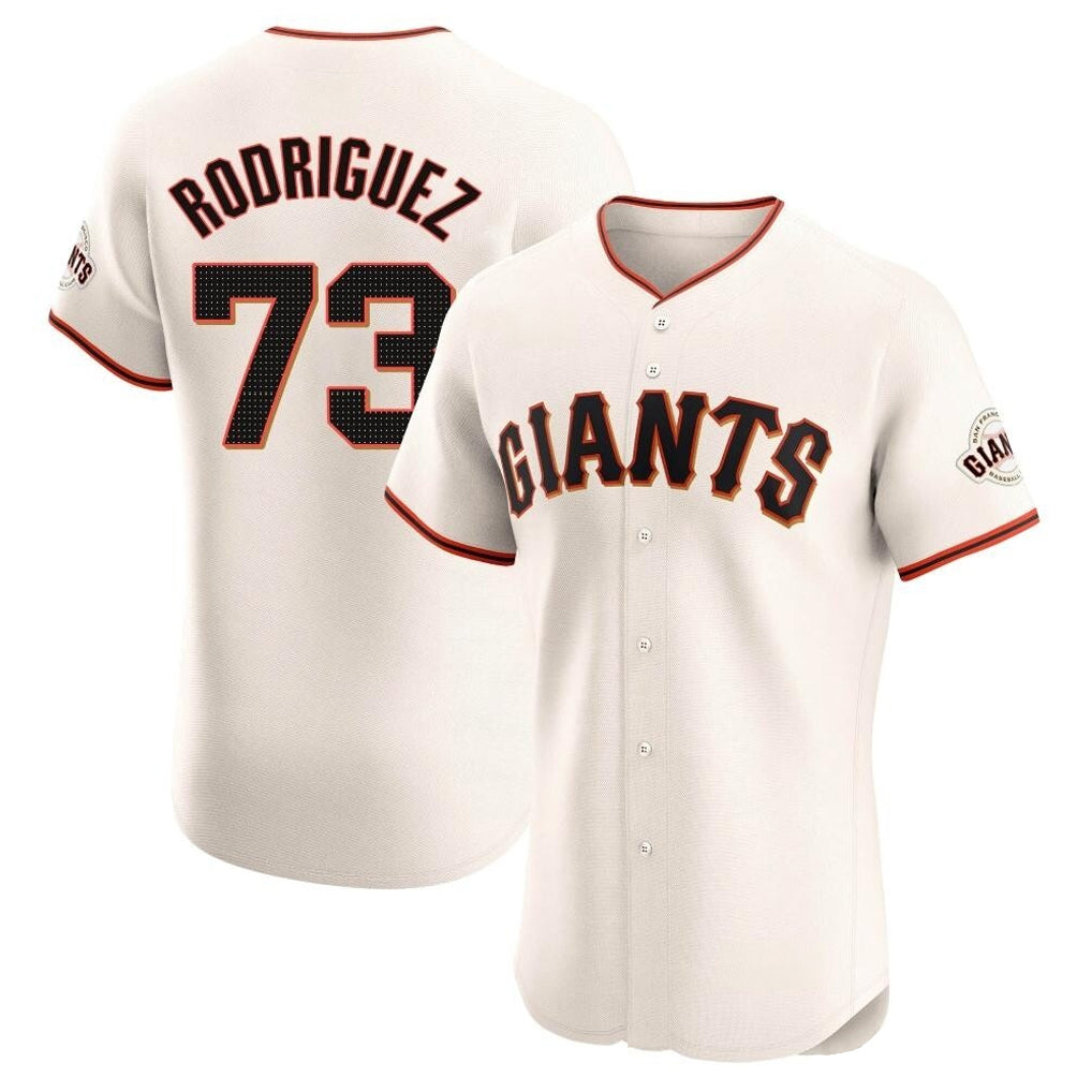 Odoa SF.Giants #73 Randy Rodriguez Player Cream Home Limited Elite Stitched Jerseys