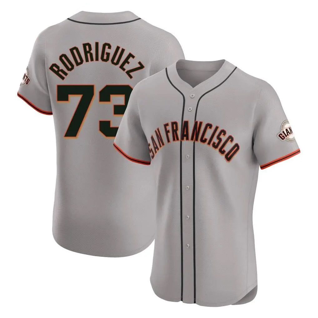 Odoa SF.Giants #73 Randy Rodriguez Player Gray Home Limited Elite Stitched Jerseys