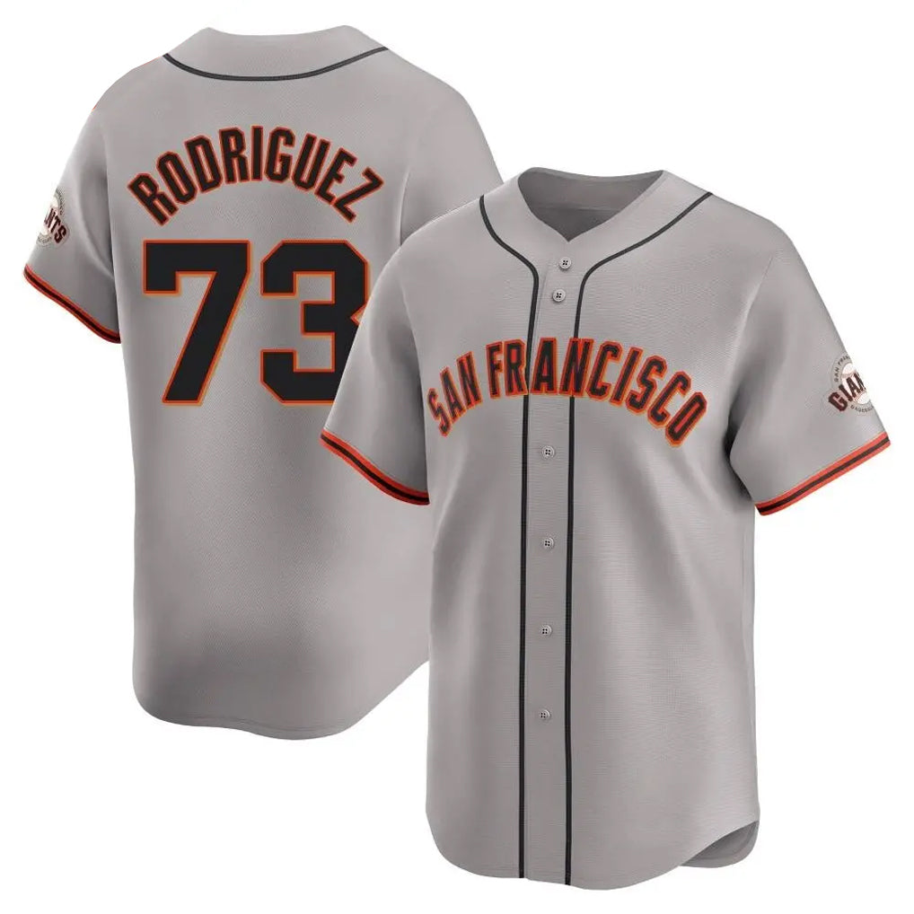 Odoa SF.Giants #73 Randy Rodriguez Player Gray Home Limited Stitched Jerseys