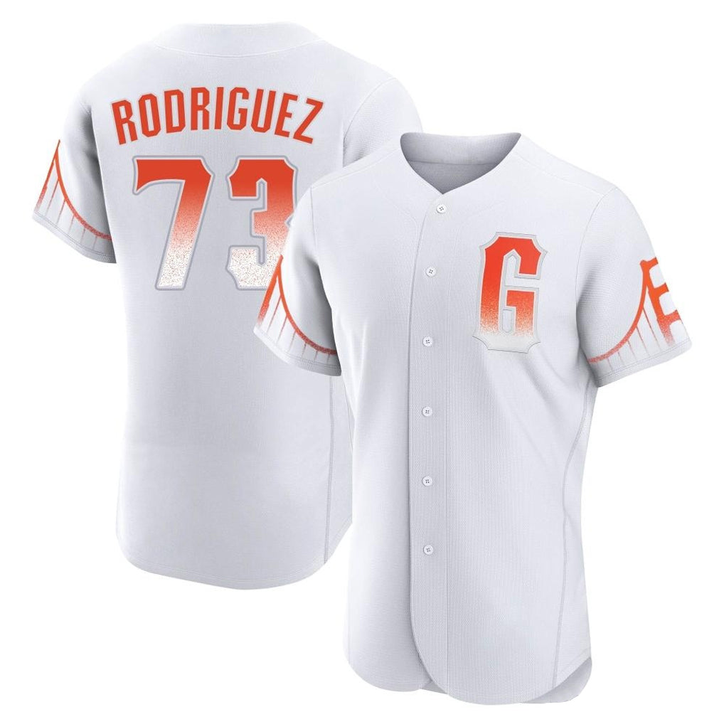Odoa SF.Giants #73 Randy Rodriguez Player White City Connect Home Limited Elite Stitched Jerseys