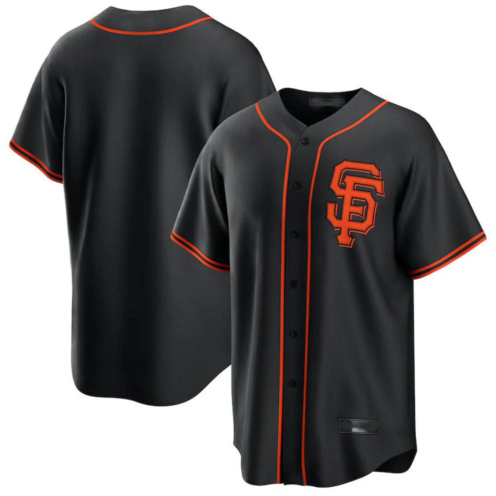 Odoa SF.Giants Blank Player Black 2026 Home Game Stitched Jerseys