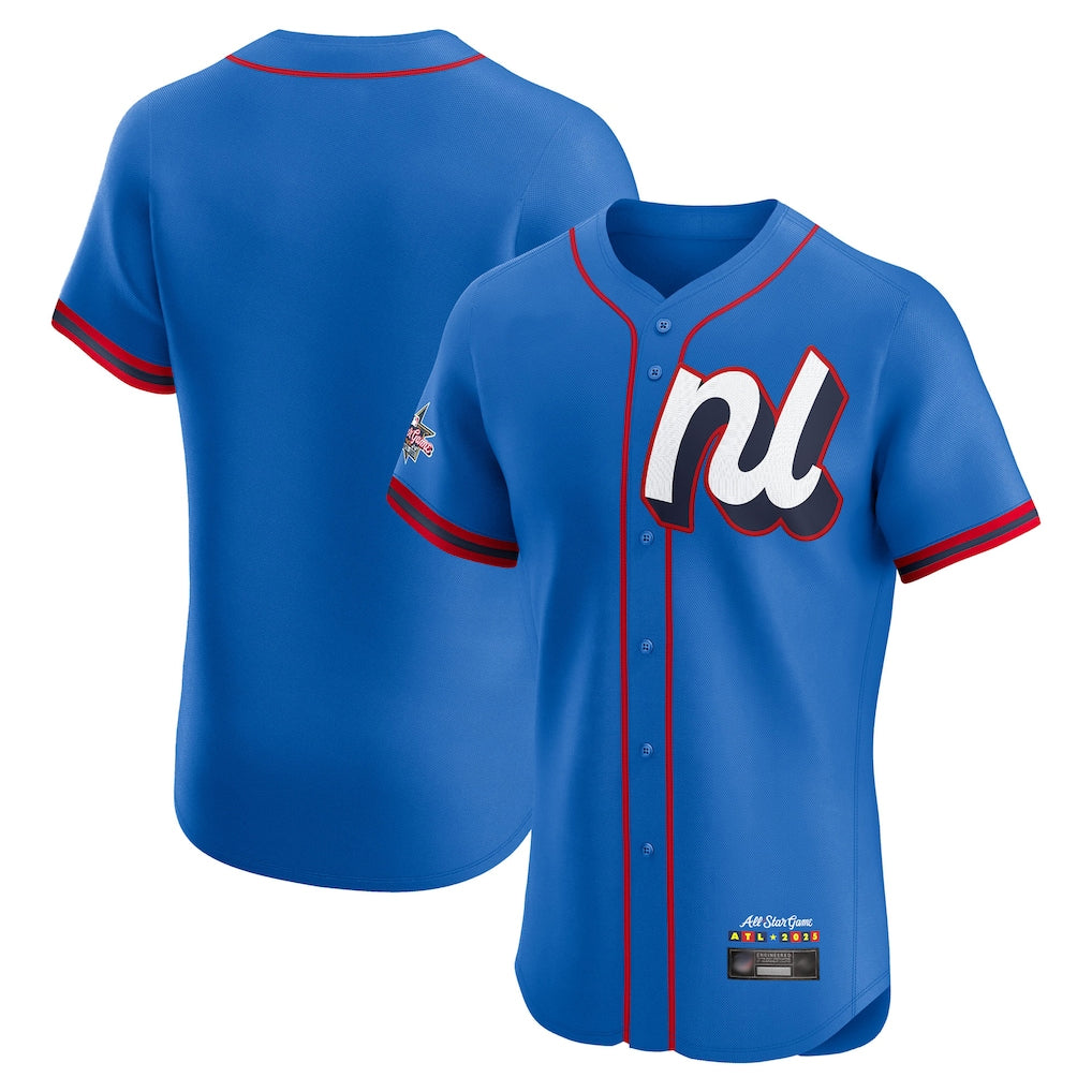 Odoa SF.Giants Blank Player Blue National League All-Star Edition Limited Elite Stitched Jerseys